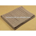 autumn and winter cashmere wool knitted blanket,single soft comfortable cashmere blanket